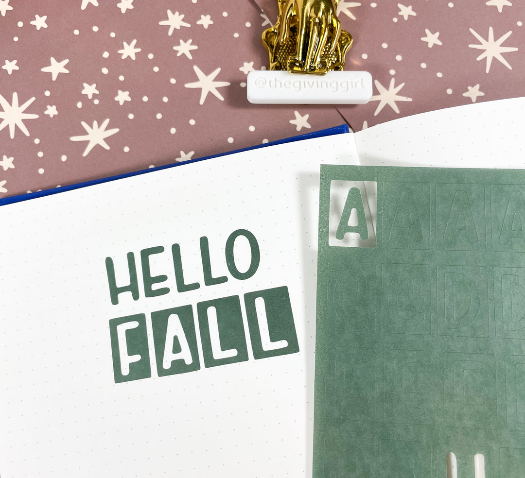 Large Letters • Fall Bundle