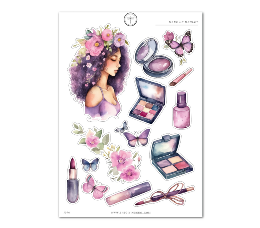 Make Up Medley - Daily Journaling Sheet
