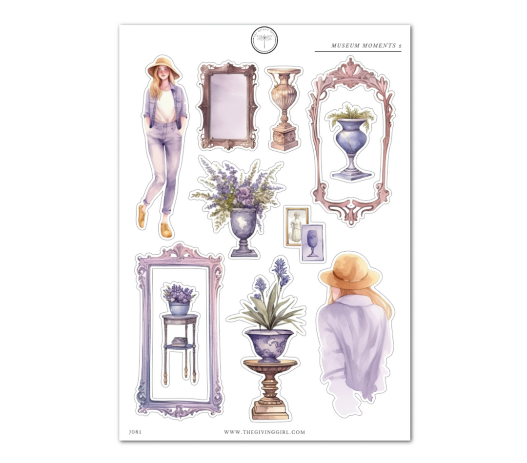 Museum Moments 2 - Daily Journaling Sheet