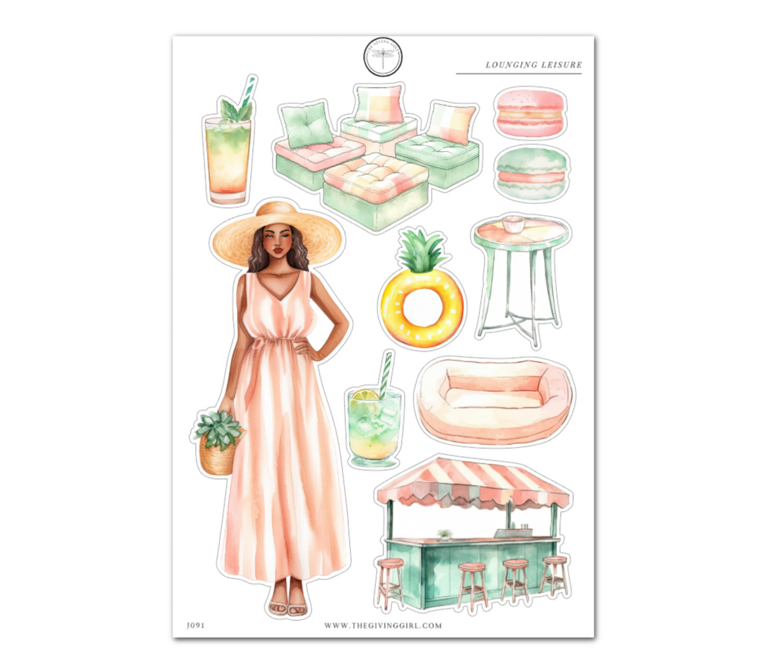Lounging Leisure - Daily Journaling Sheet