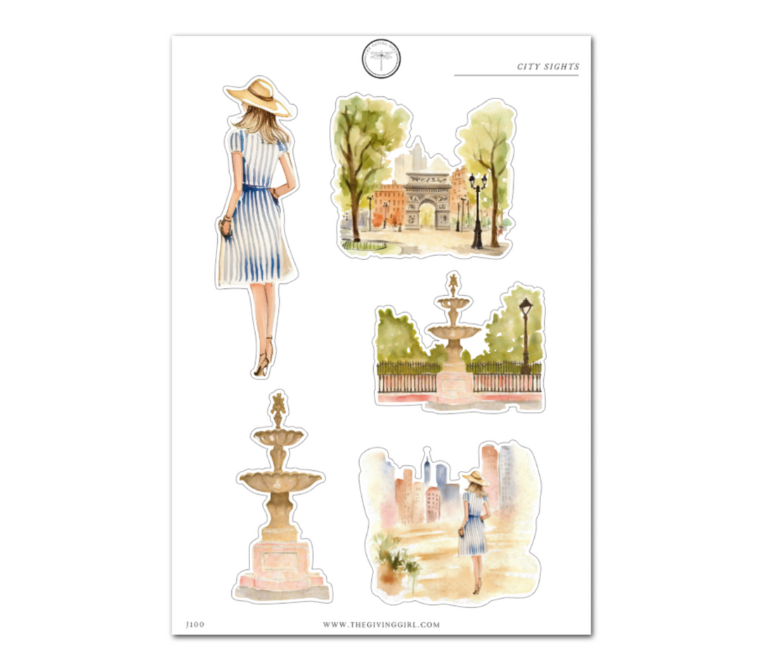 City Sights - Daily Journaling Sheet