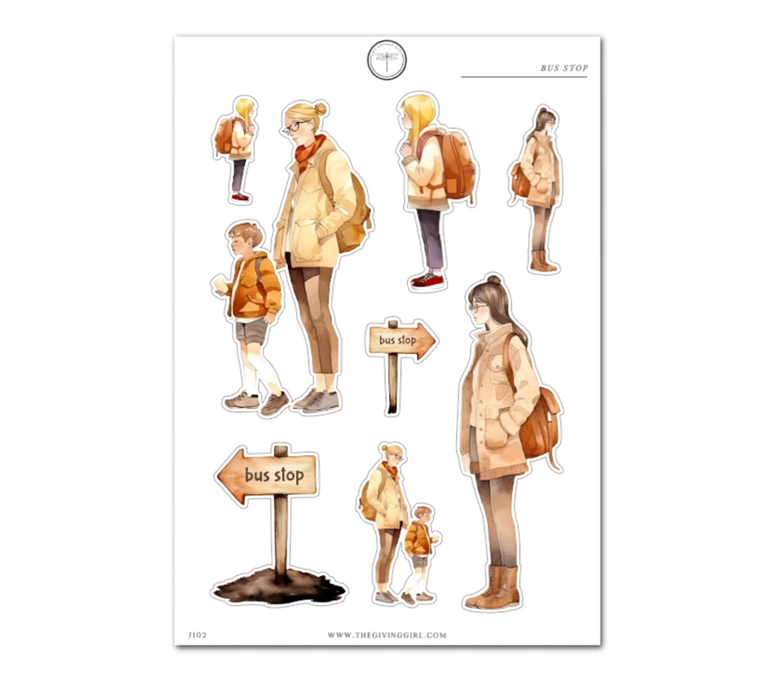Bus Stop - Daily Journaling Sheet