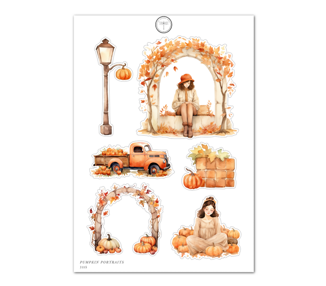 Pumpkin Portraits - Daily Journaling Sheet