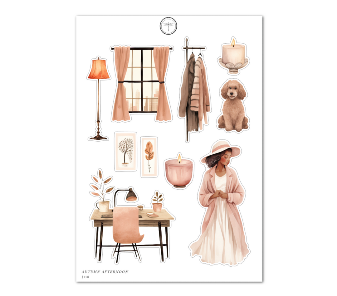 Autumn Afternoon - Daily Journaling Sheet