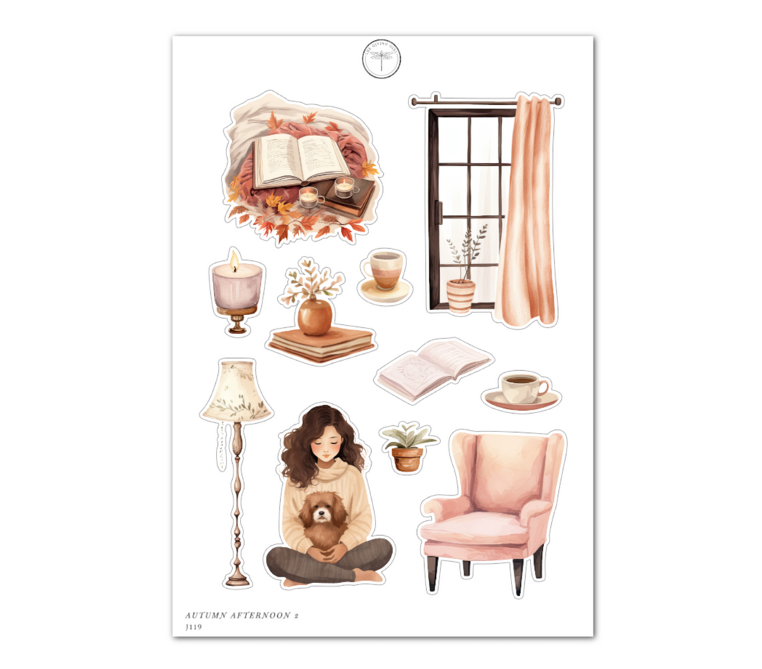 Autumn Afternoon 2 - Daily Journaling Sheet