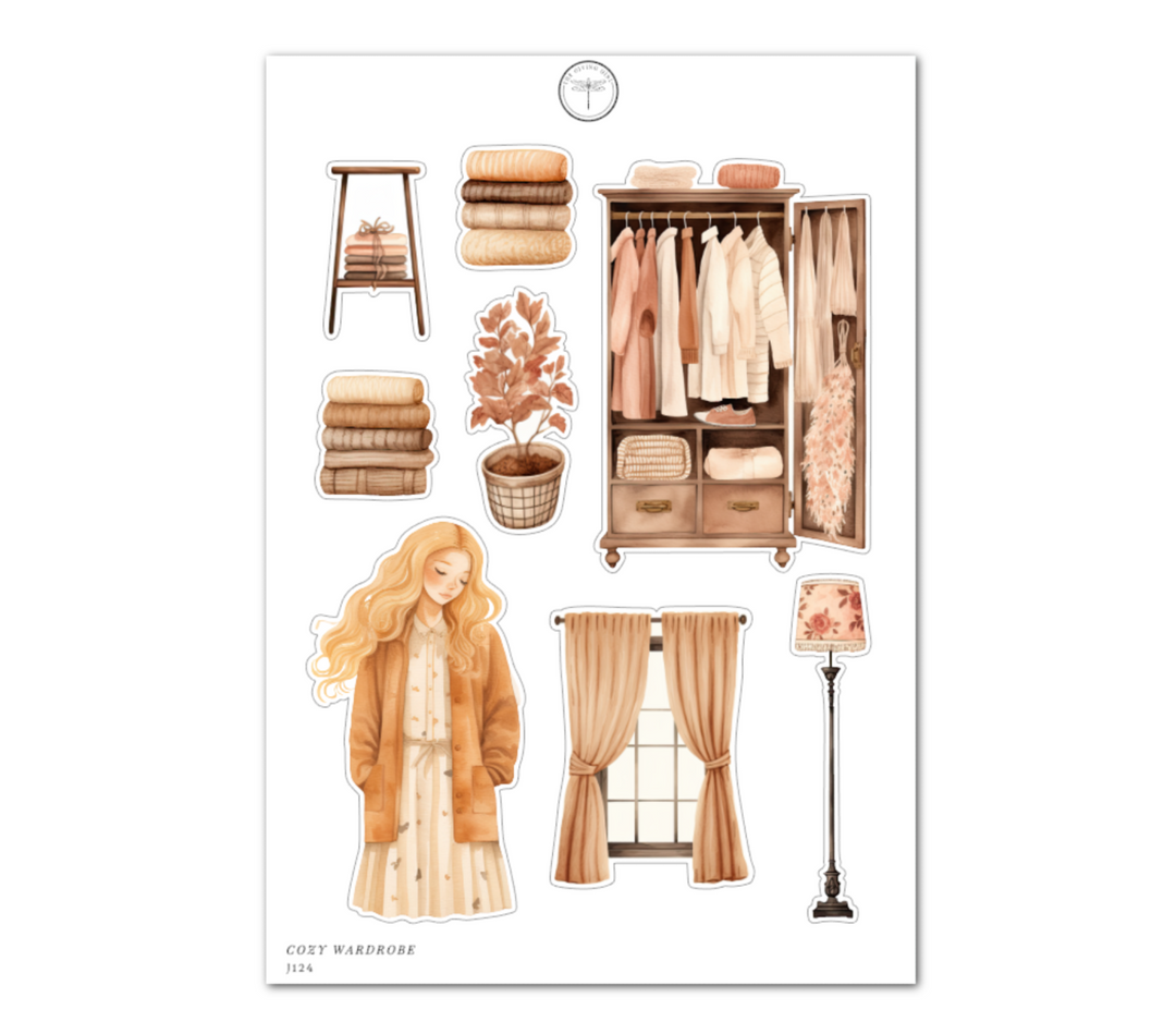 Cozy Wardrobe - Daily Journaling Sheet