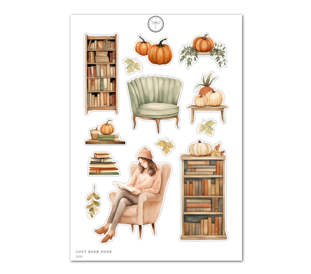 Cozy Book Nook - Daily Journaling Sheet