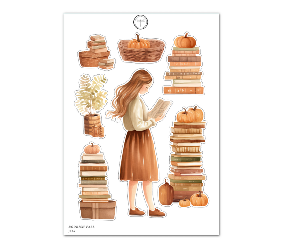 Bookish Fall - Daily Journaling Sheet