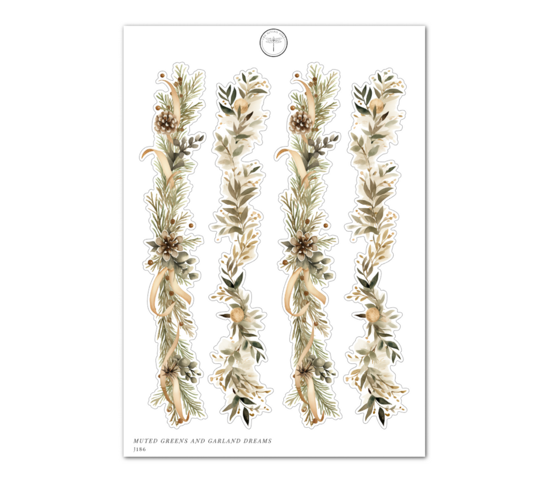 Muted Greens & Garland Dreams