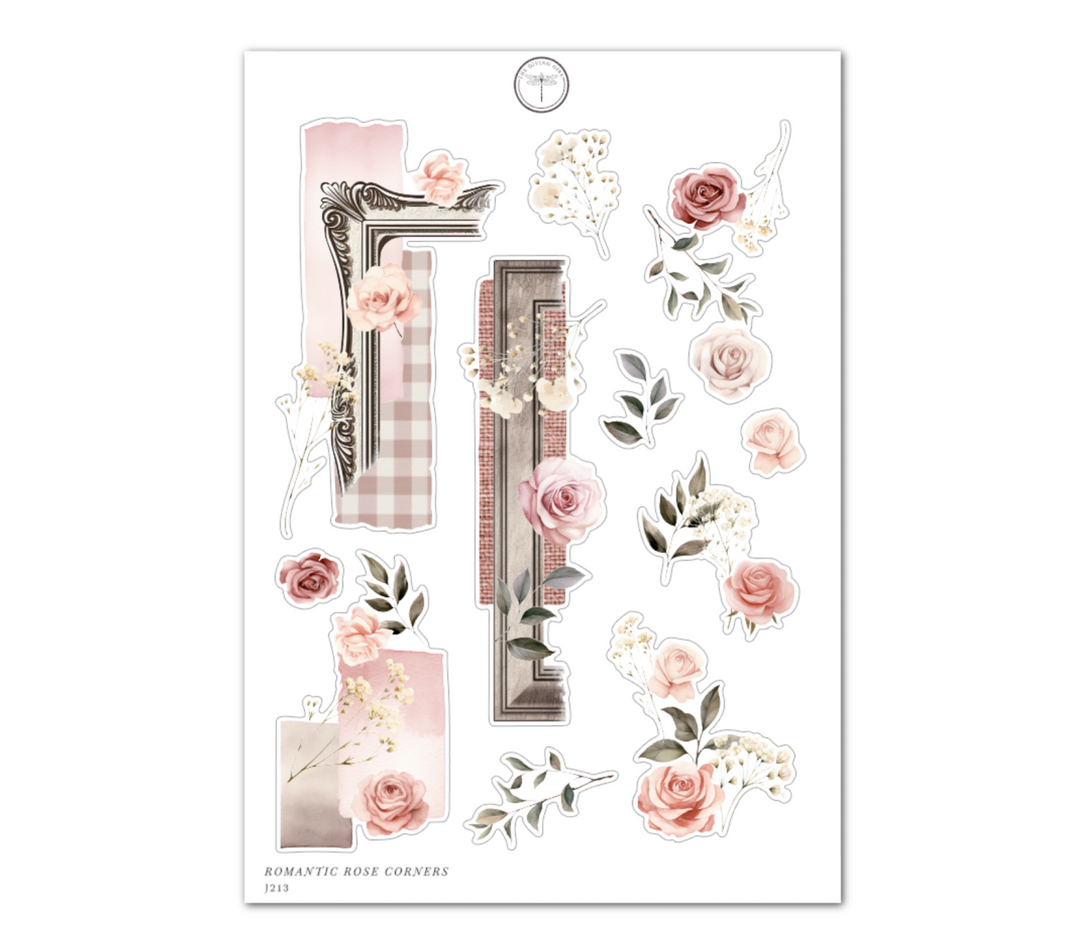 Romantic Rose Corners