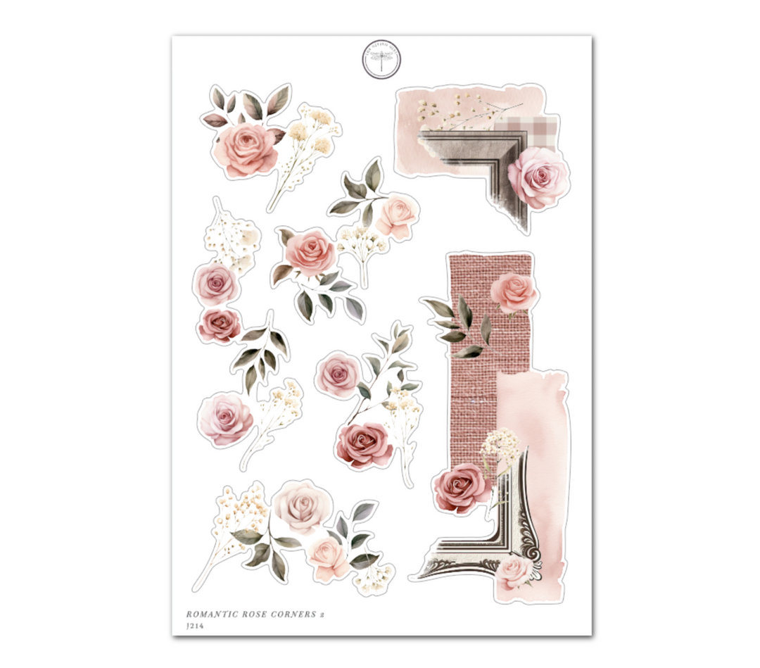 Romantic Rose Corners 2