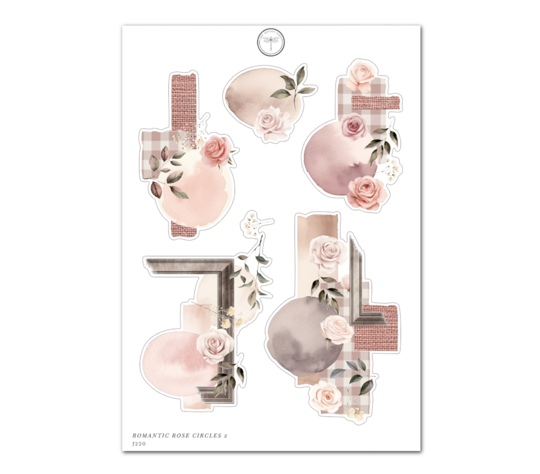 Romantic Rose Circles 2