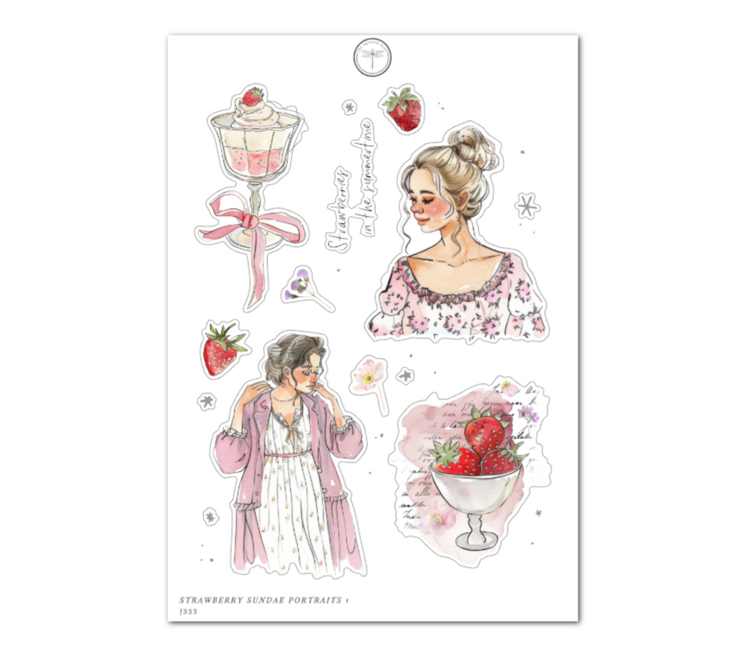 Strawberry Sundae Portraits 1
