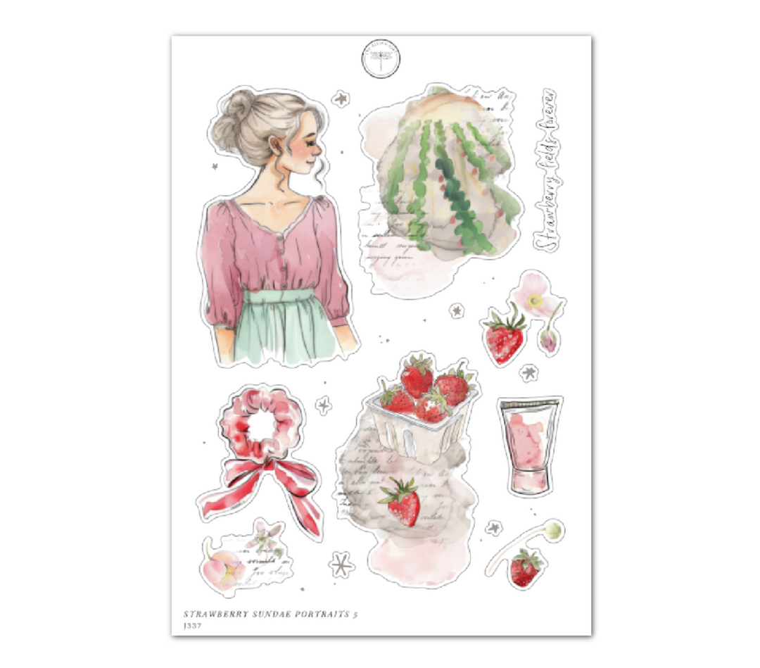 Strawberry Sundae Portraits 5