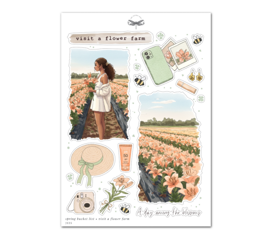 Spring Bucket List • Visit a Flower Farm