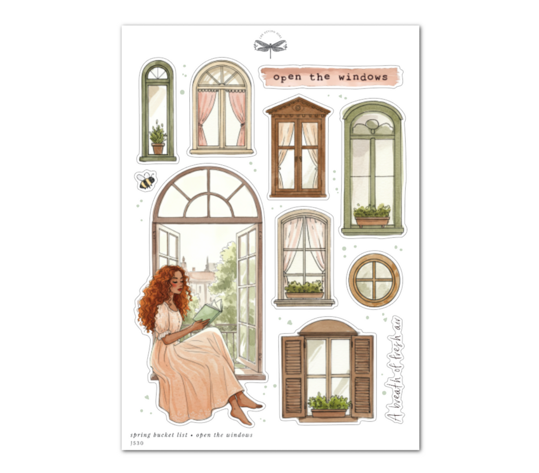 Spring Bucket List • Open the Windows