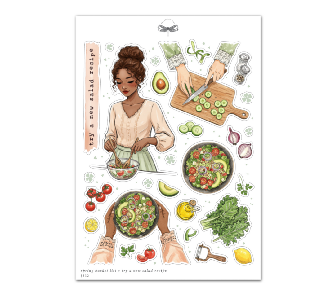 Spring Bucket List • Try a New Salad Recipe
