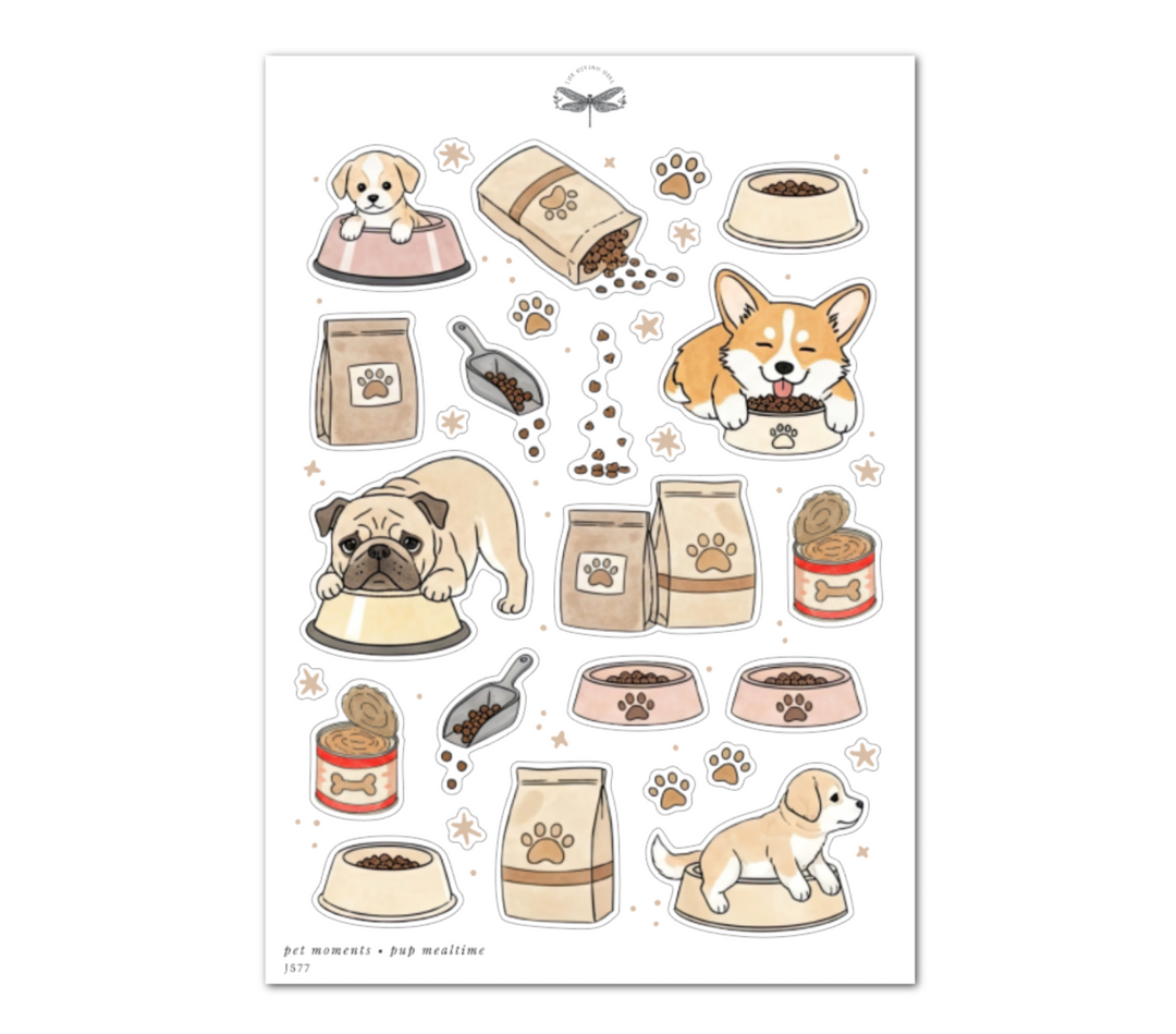 Pet Moments • Pup Mealtime
