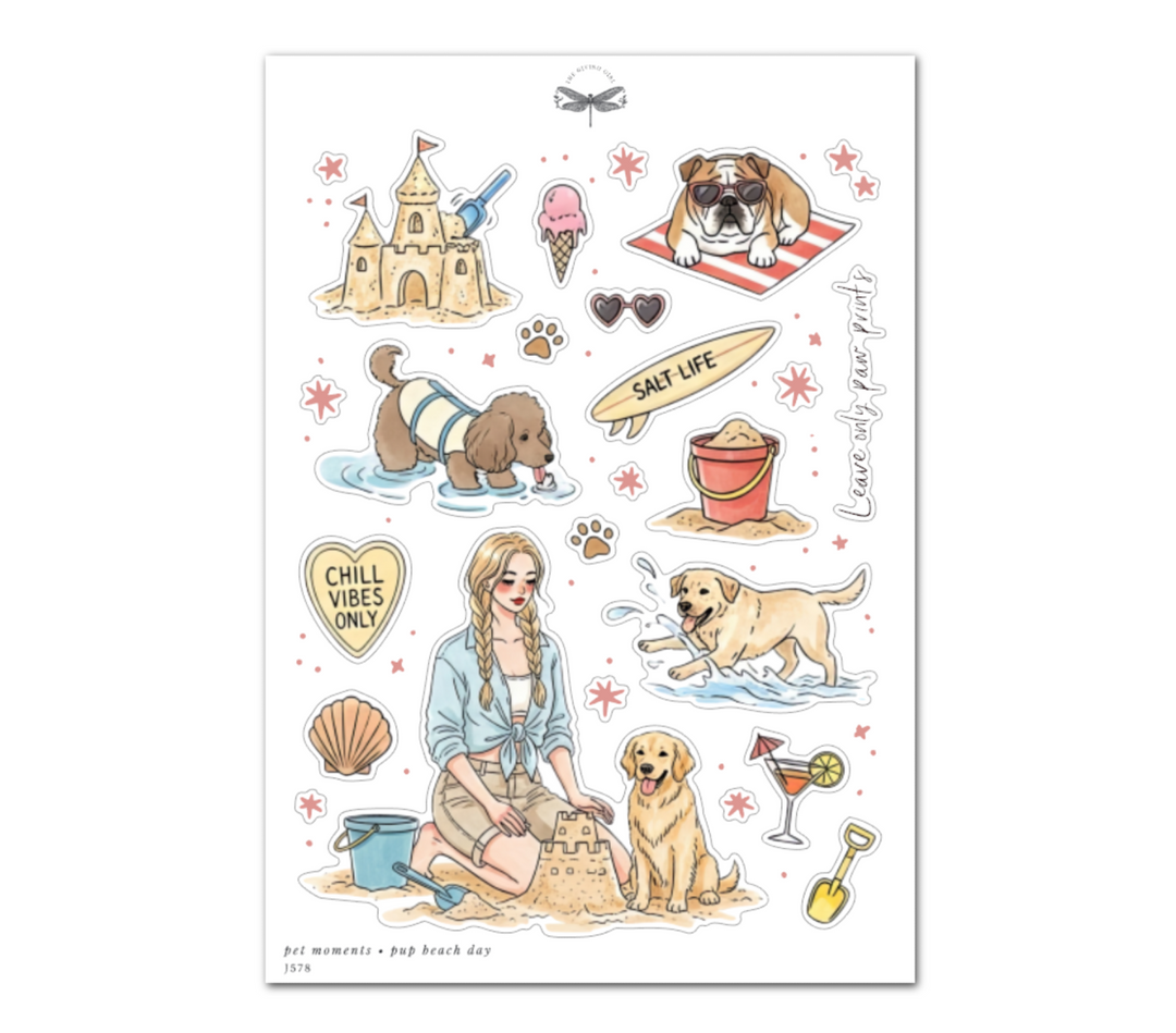 Pet Moments • Pup Beach Day