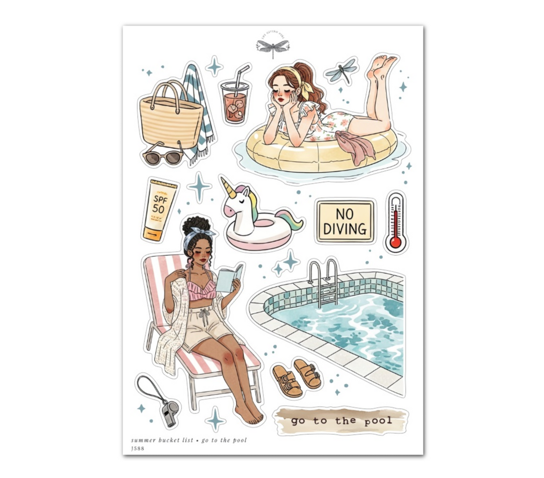 Summer Bucket List • Go to the Pool