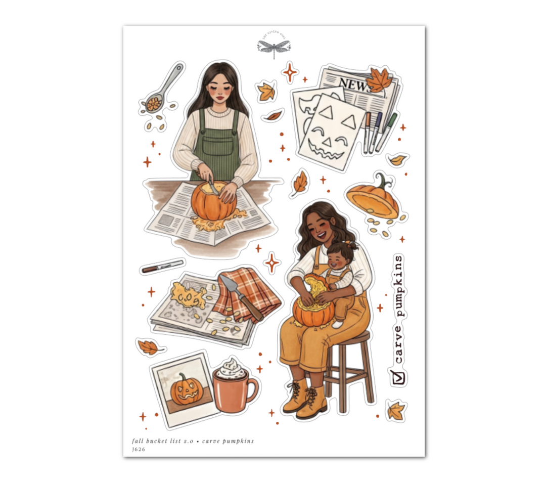 Fall Bucket List 2.0 • Carve Pumpkins