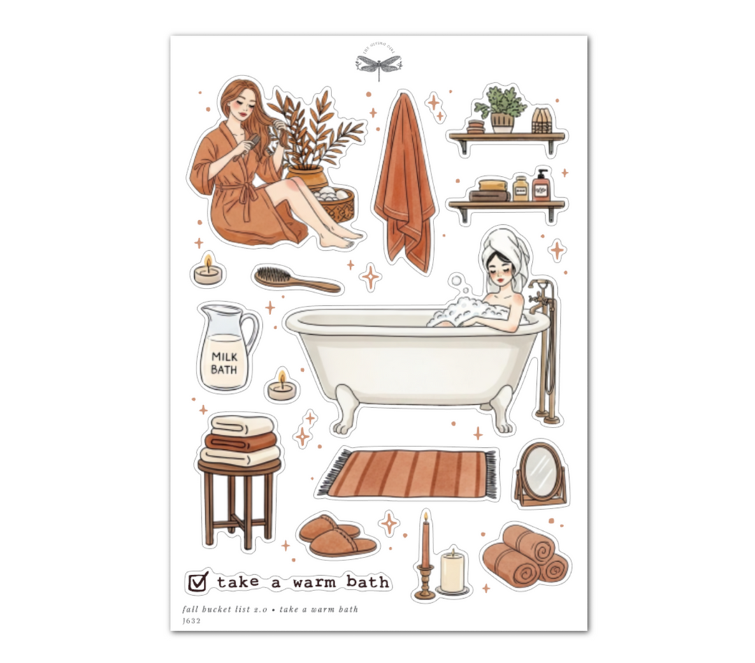 Fall Bucket List 2.0 • Take a Warm Bath
