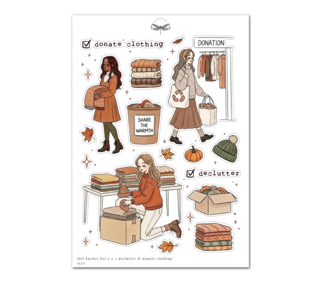 Fall Bucket List 2.0 • Declutter & Donate Clothing