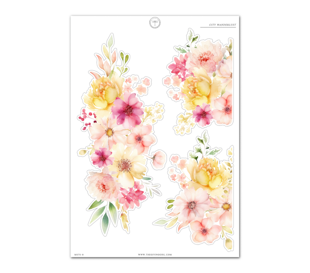 City Wanderlust | Large Floral Deco