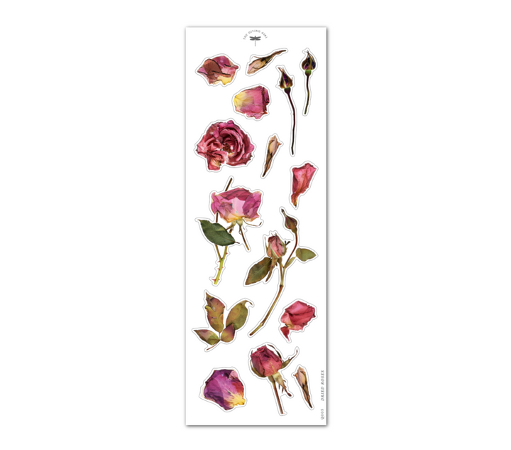 Dried Roses - Ephemera Stickers