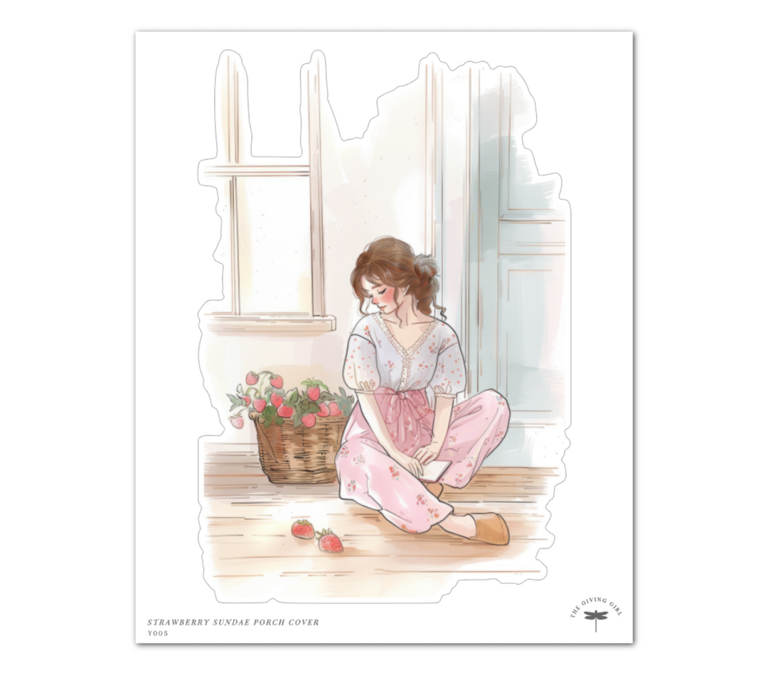 Strawberry Sundae Porch - Cover Sticker
