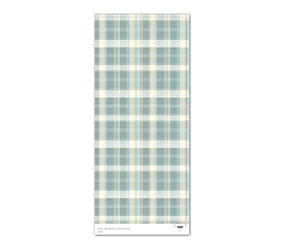 Fall Bucket List Plaid