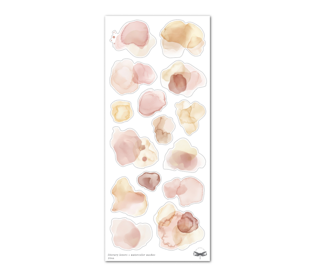 Literary Lovers • Watercolor Washes
