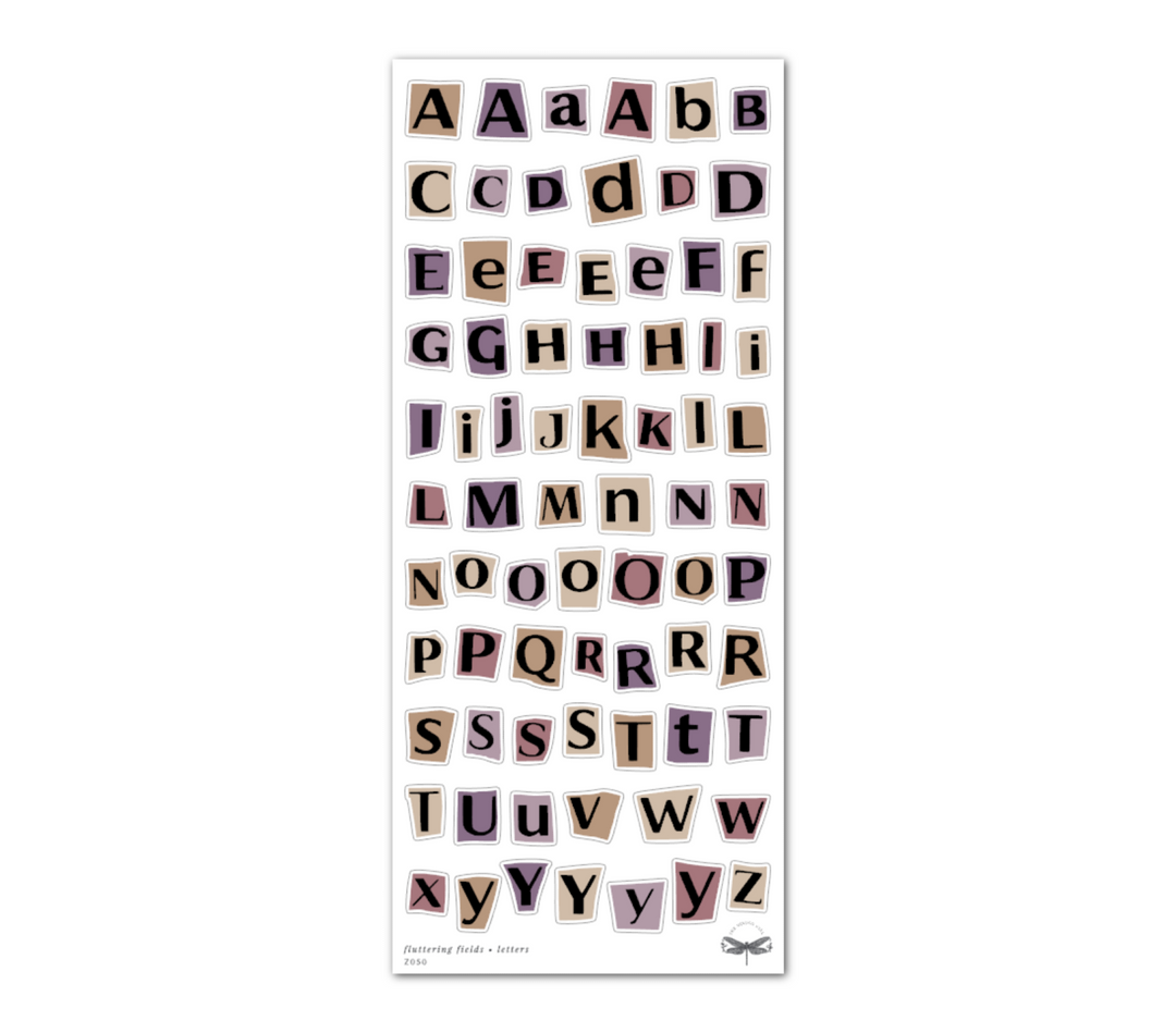 Fluttering Fields • Letters