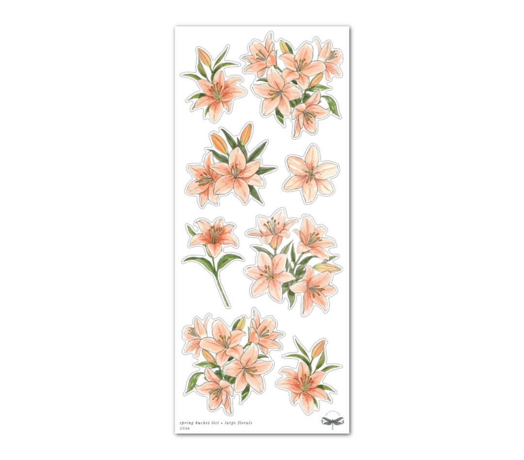 Spring Bucket List • Large Florals