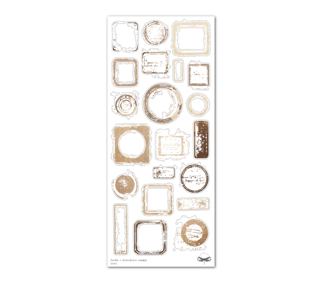 Foodie • Letterpress Stamps