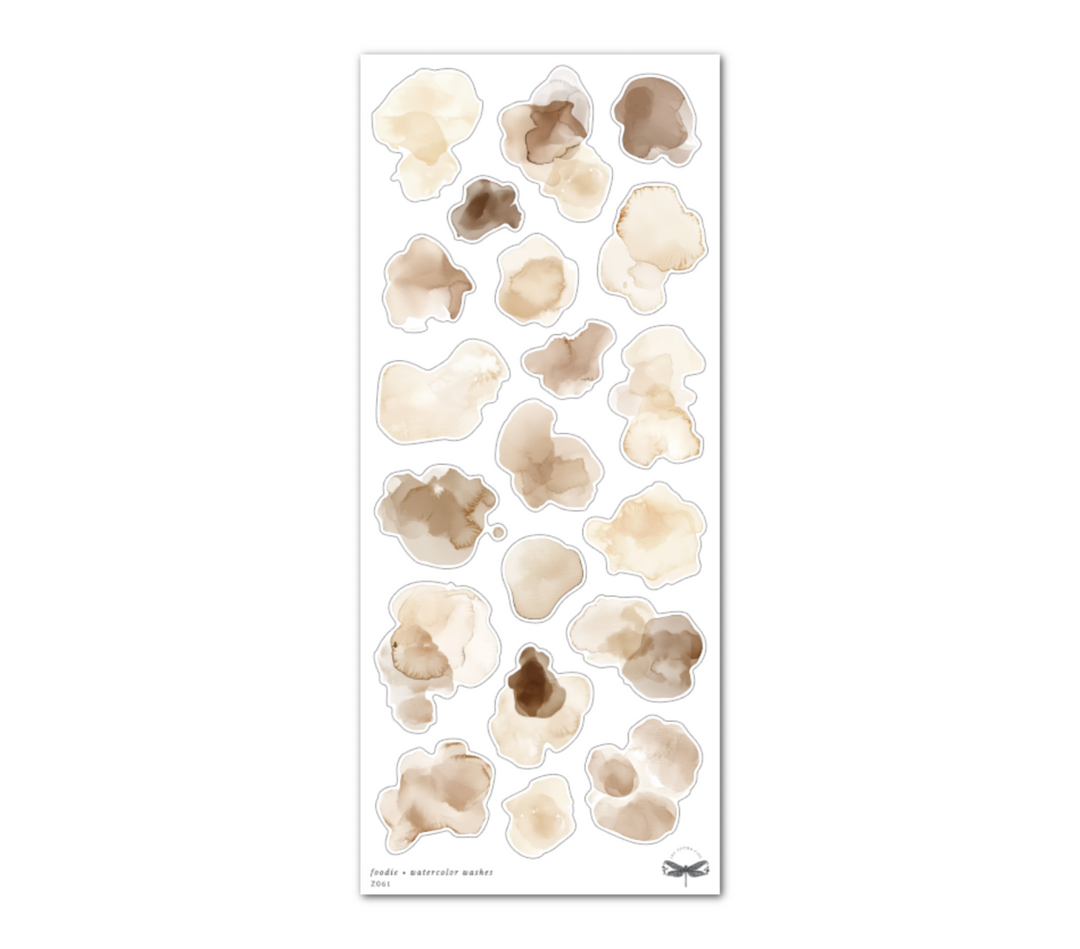 Foodie • Watercolor Washes