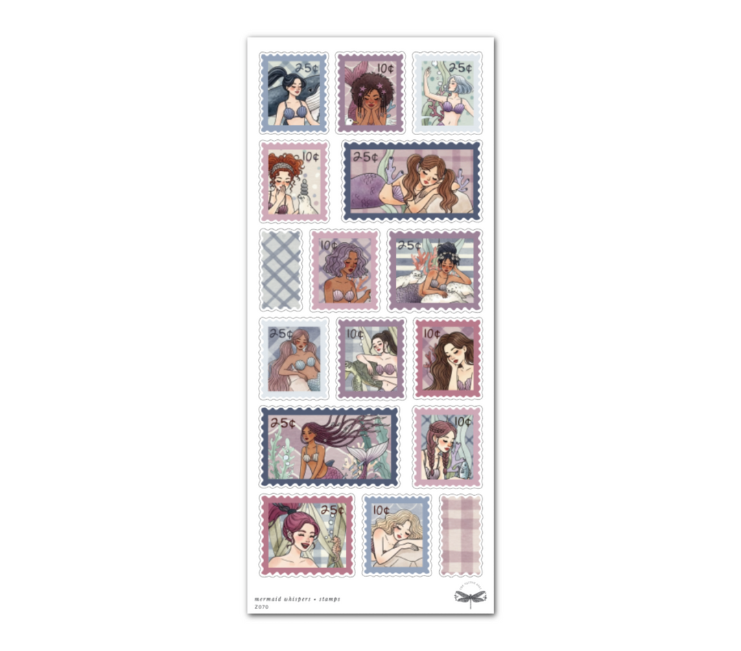 Mermaid Whispers • Stamps