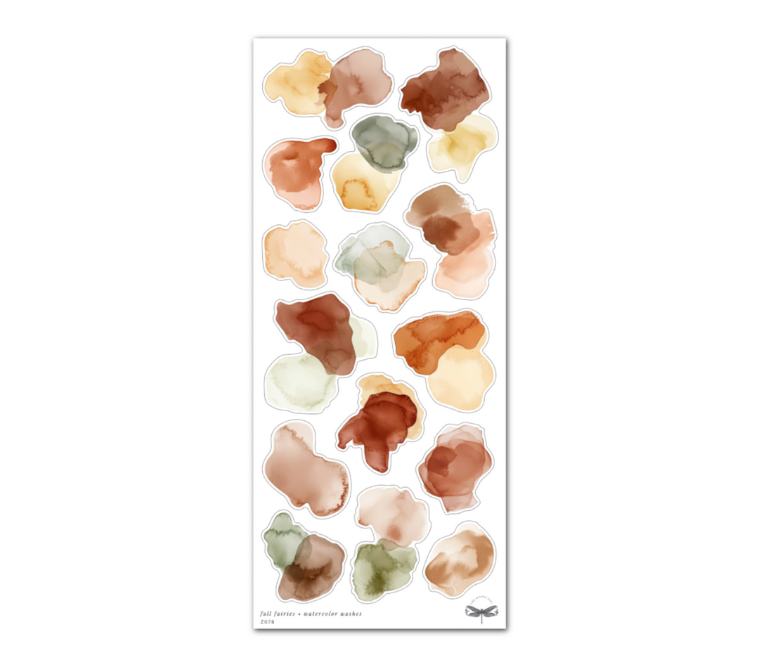 Fall Fairies • Watercolor Washes
