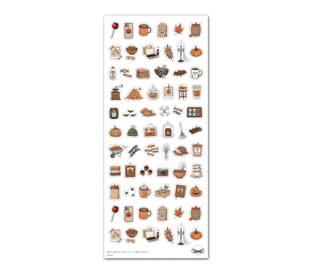 Fall Bucket List 2.0 • Mini Deco