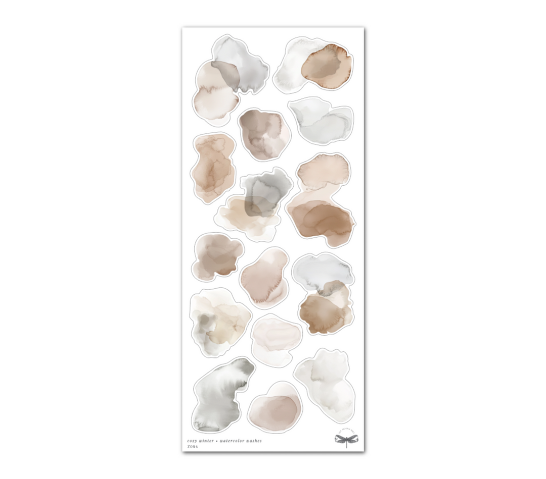 Cozy Winter • Watercolor Washes