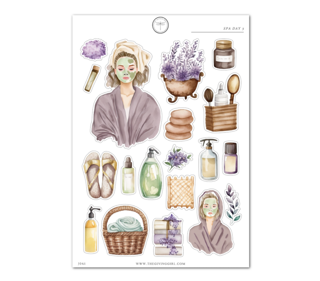 Spa Day 3 - Daily Journaling Sheet