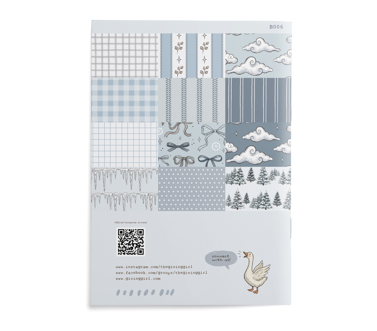Frostwing Forest • Scrapbook Paper Booklet