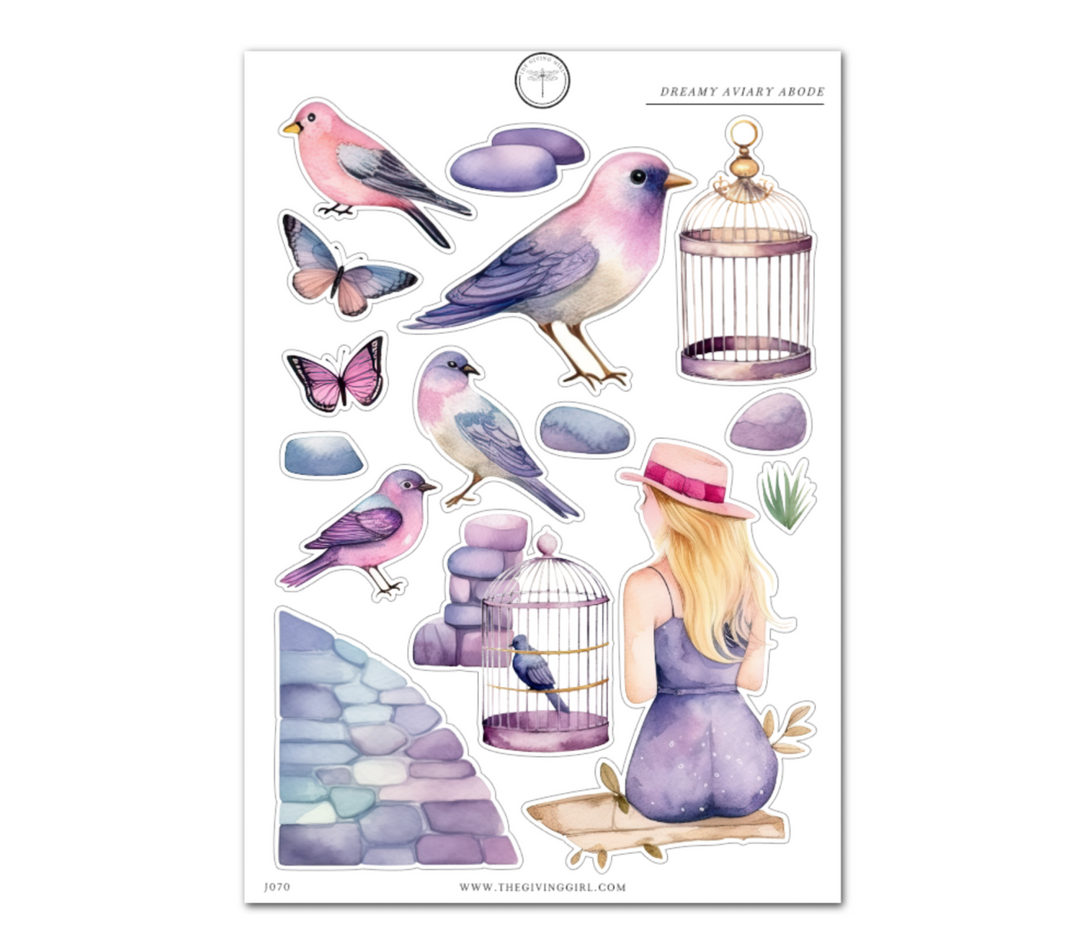 Dreamy Aviary Abode - Daily Journaling Sheet