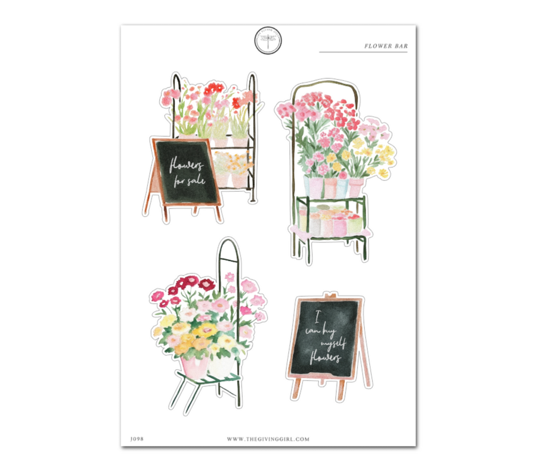 Flower Bar - Daily Journaling Sheet