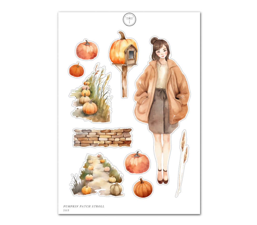 Pumpkin Patch Stroll - Daily Journaling Sheet