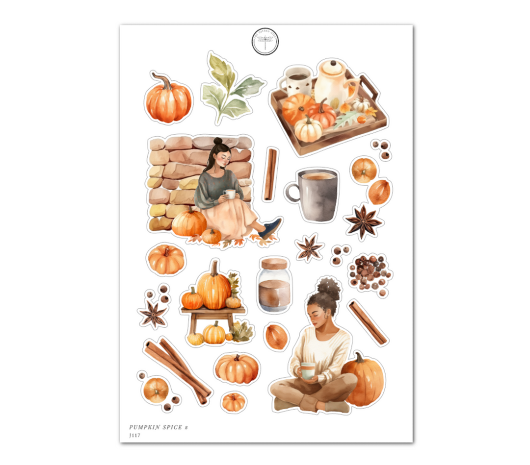 Pumpkin Spice 2 - Daily Journaling Sheet