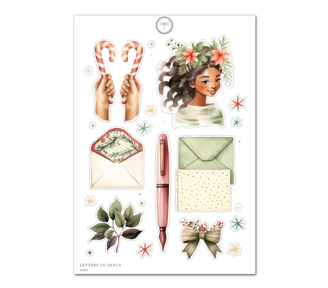 Letters to Santa - Daily Journaling Sheet