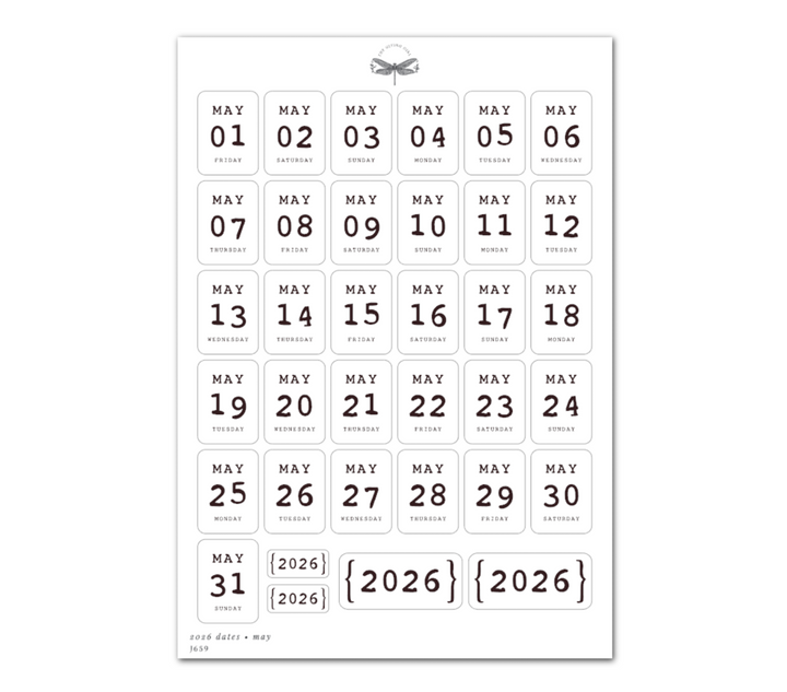 2026 Dates