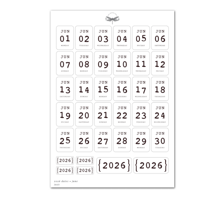 2026 Dates