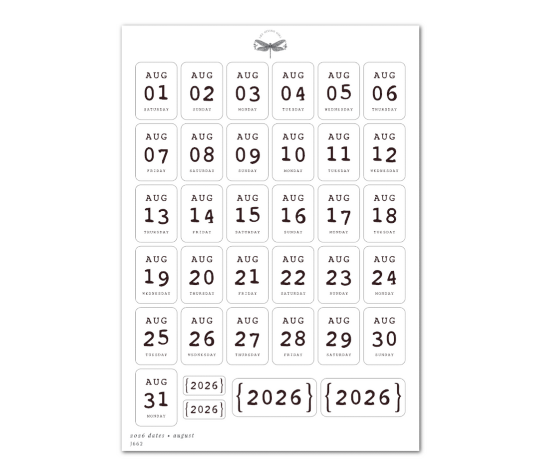 2026 Dates